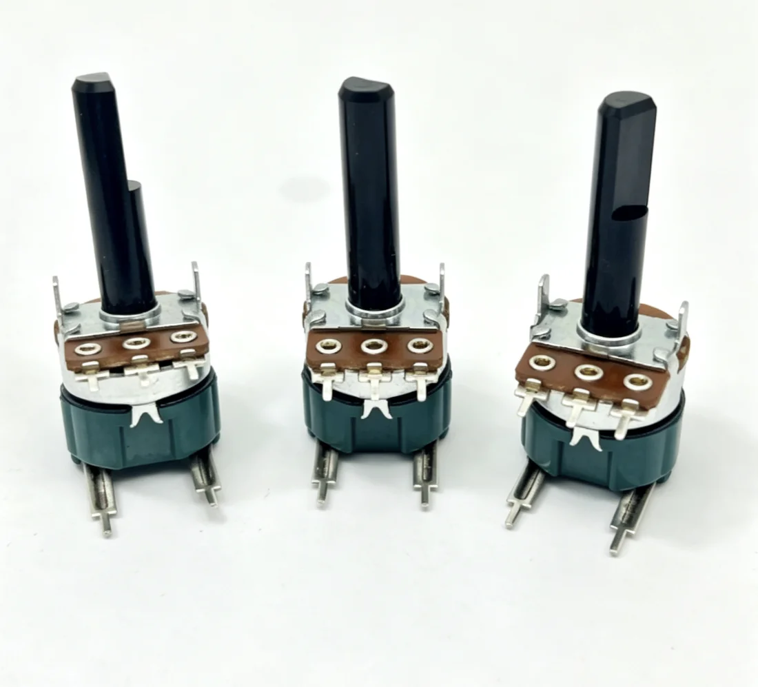 Japan NOBLE RK16 Single-Action 152K Rotating Switch with Step 8 Points, Shaft Length 25MM 1pcs