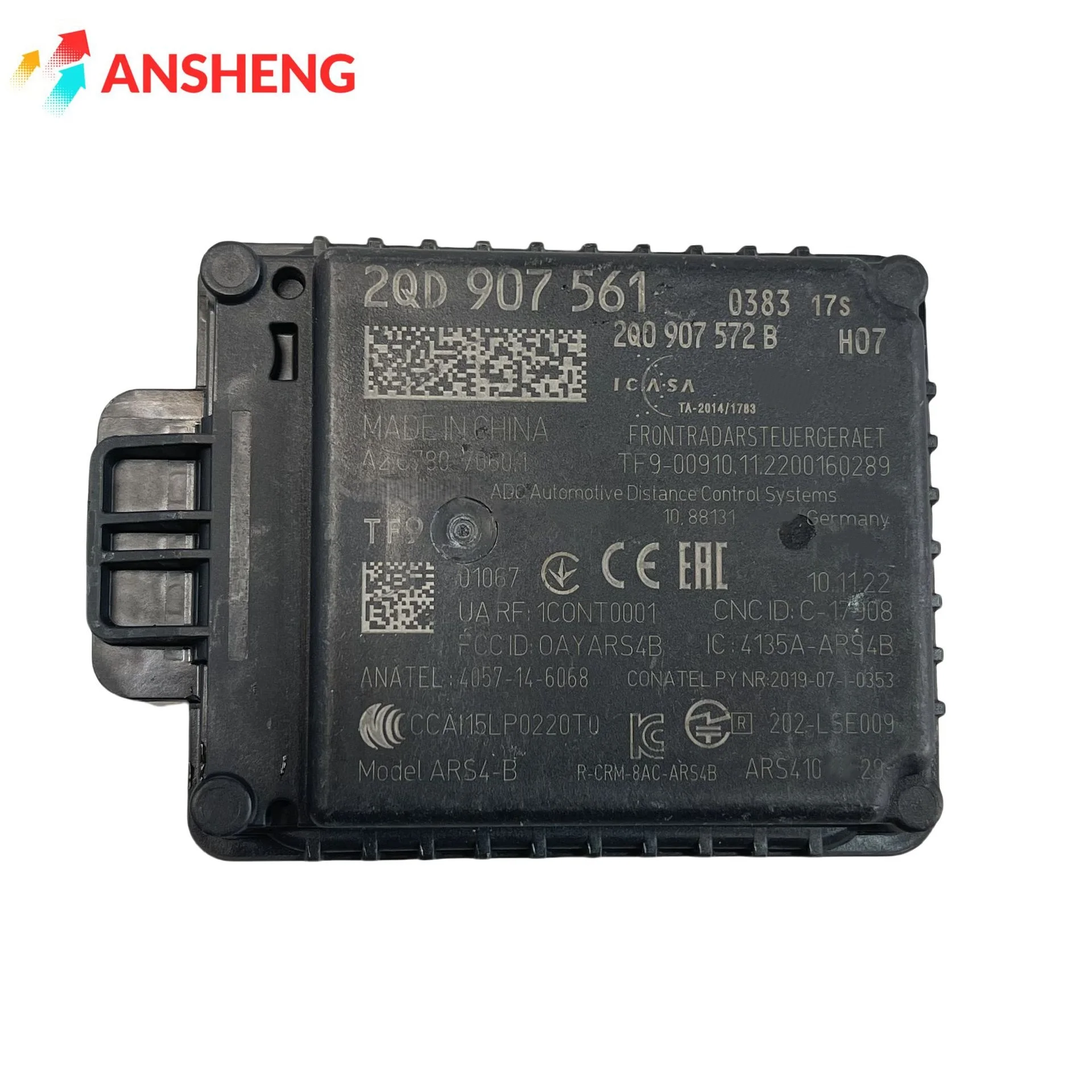 

2QD907561B Cruise Control Radar Distance Sensor Control Module 2QD907561 For Volkswagen Audi