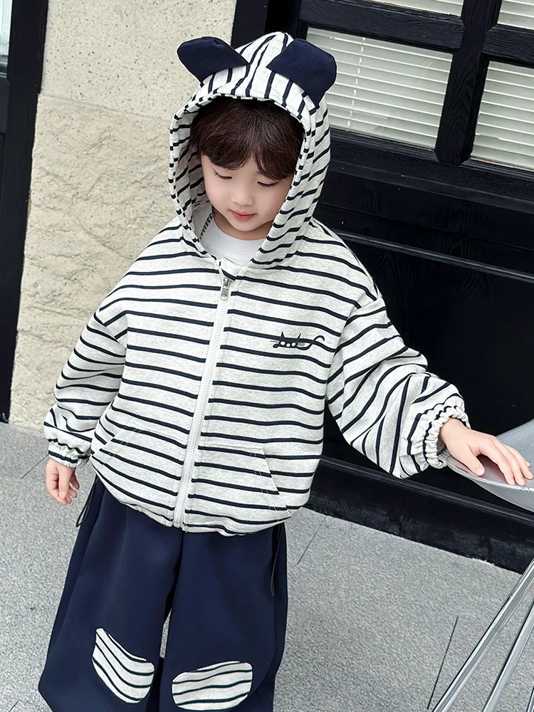 Children Hoodie Set Boys Casual Hoodies Coat+Pants 2Pcs Suit Kids Clothes Tracksuit Spring Autumn Teenagers Outfits 2-12 Years