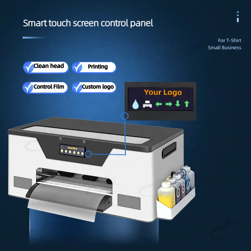 New Popular XP600 A3 13inch DTF Printer With Dual Printhead Transfer Film T Shirt Printing Machine Shaker and Dryer