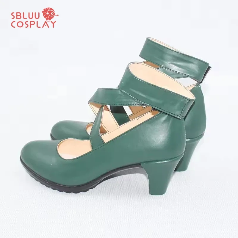 SBluuCosplay Kaiou Michiru zapatos de Cosplay botas Neptune hechas a medida