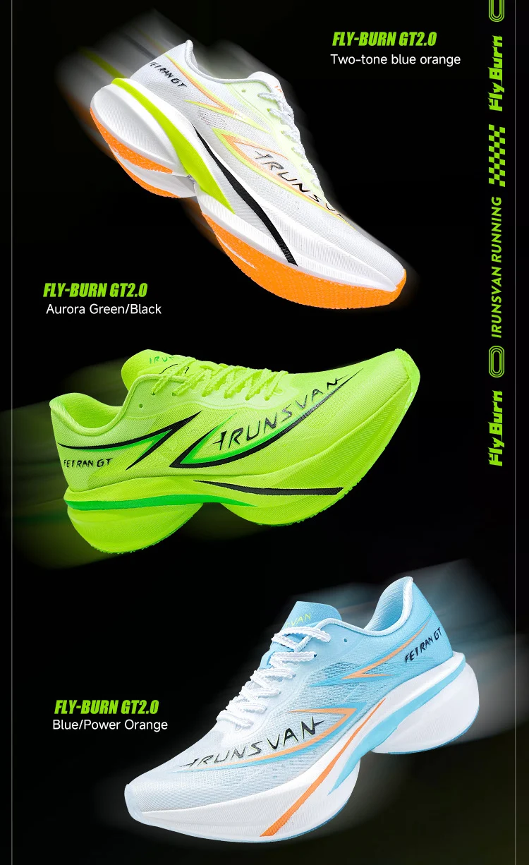 IRUNSVAN Professionelle Marathon-Carbonplatte für Herren, dämpfende Stoßdämpfung, atmungsaktiv, leicht, Laufschuh 106 – Detail 17