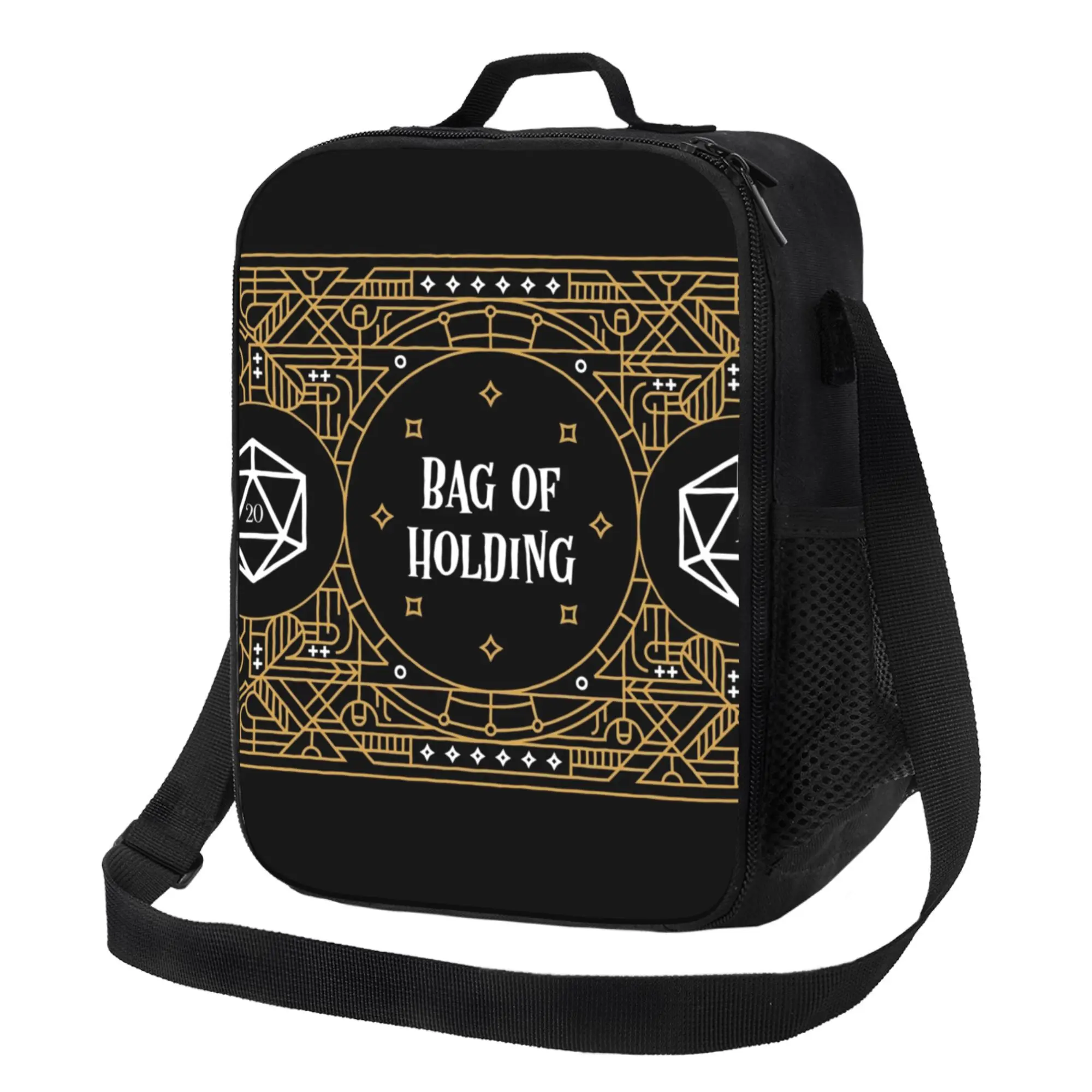 Classic Tote Bag for Tabletop RPG Gaming, Designed to Hold Polyhedral Dice, Suitable for Work, Office, Travel, And Daily Commute