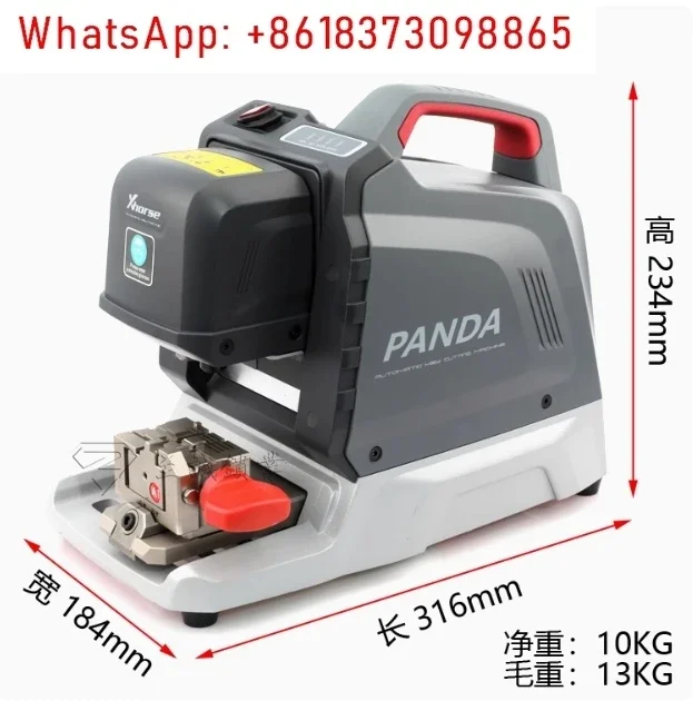 XA-006 12V 80W Portable Automatic Panda CNC Key cutting machine VVDI   USB2.0 interface Bluetooth connection phone app