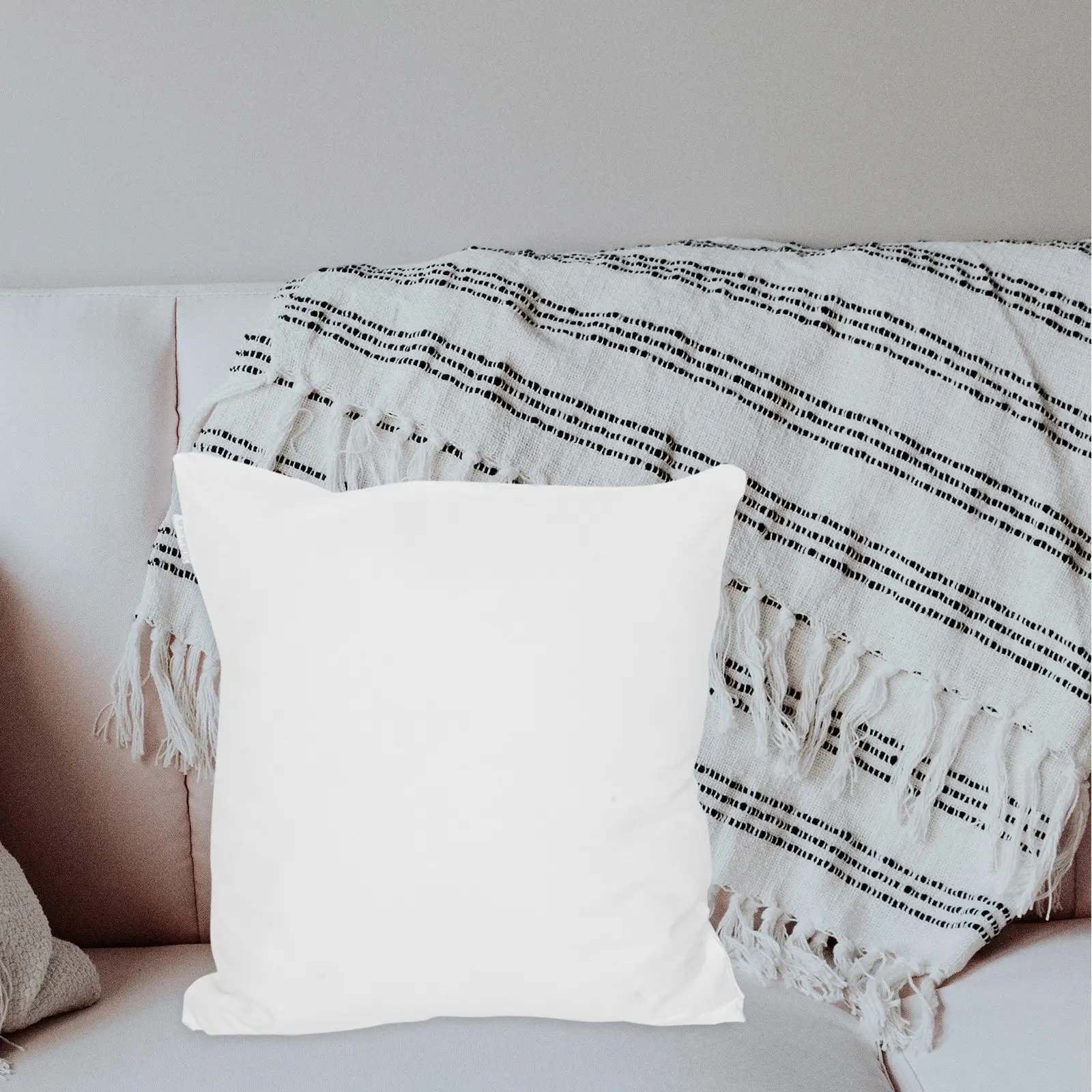 12x12Inch Throw Pillow Insert With Pp Cotton Cover Form Microfiber Cushion Sham Stuffer Couch Cushion Filler For Sofa White Rest