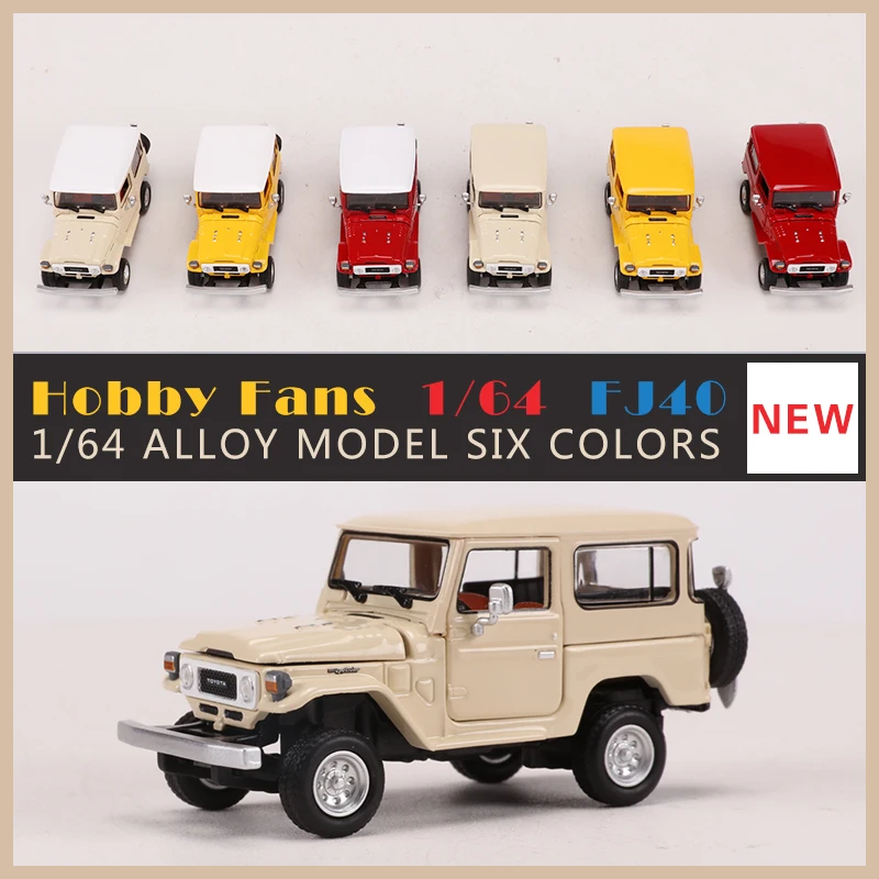 Hobby Fans 1:64 LAND CRUISER FJ40 modelo de coche fundido a presión