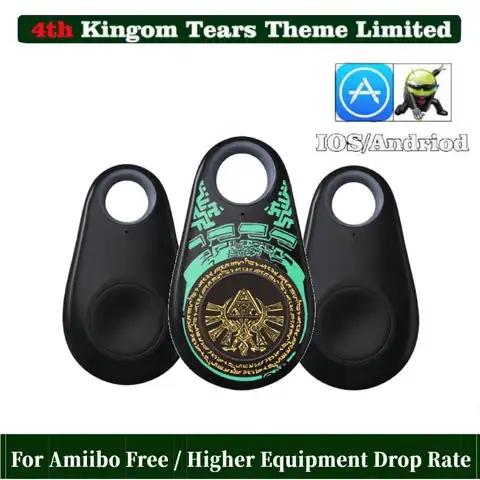 For Amiibo Universal Amiibolink Bluetooth Keychain NFC Card Rewritable Zelda Jet Bros for Nintendo Switch Console Game Accessory