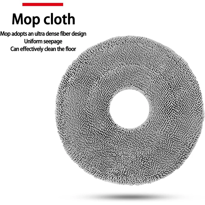 A44F-For Xiaomi Robot Vacuum X10 Plus، X10+، X20+، X20 Plus فرش جانبية رئيسية مرشحات Hepa ممسحة قماش أكياس الغبار أجزاء