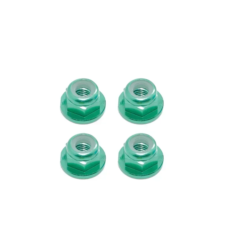 

RC M3 M4 M5 Color Aluminum Alloy Lock Nut Nylon Ring Nut Model Car, Boat and Aircraft