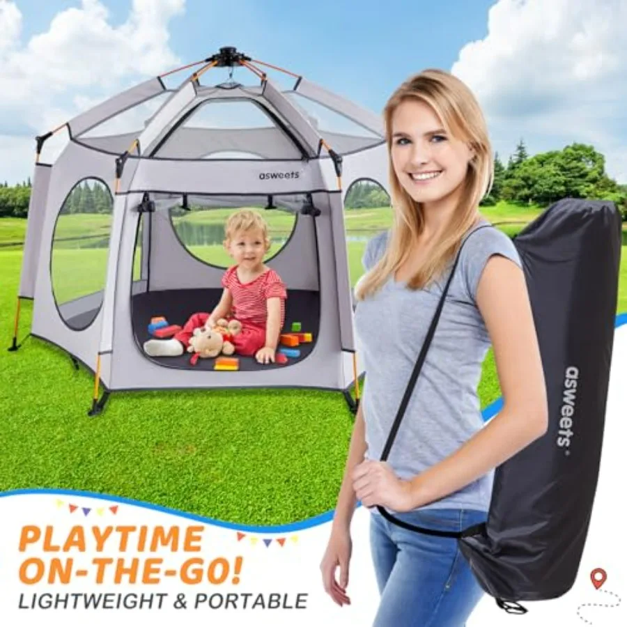 Box pop-up 4 in 1 Box per bambini leggero portatile per interni ed esterni con borsa da viaggio Tenda da spiaggia per bambini e gioco per bambini Pla