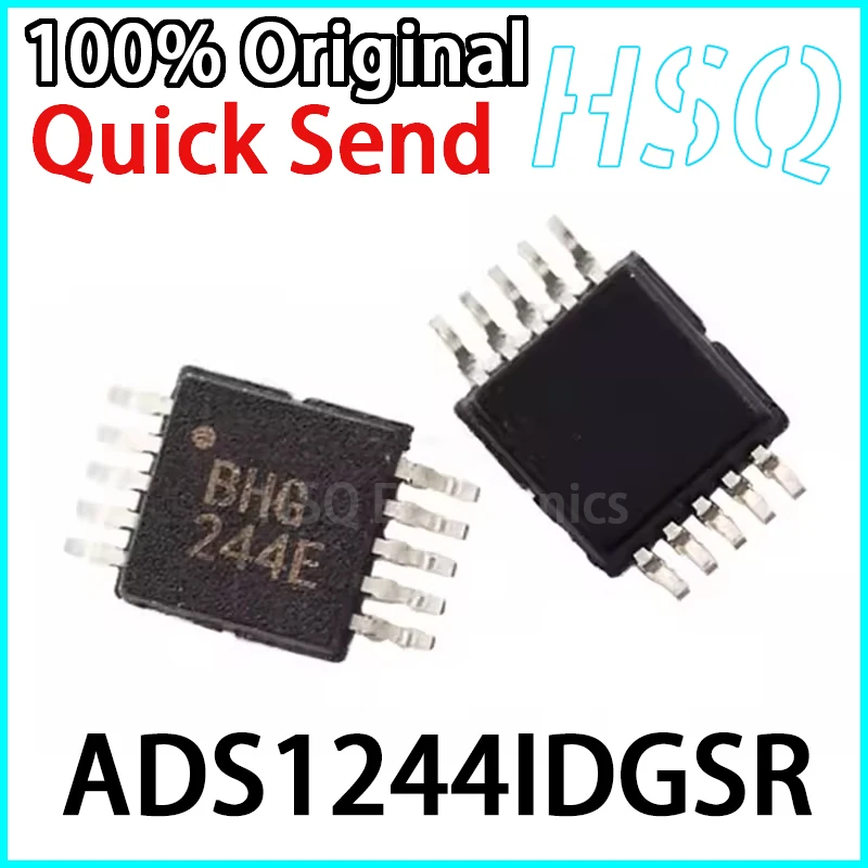 1PCS Original Genuine ADS1244IDGSR Screen Printed BHG MSOP10 Analog Converter Chip Brand New in Stock