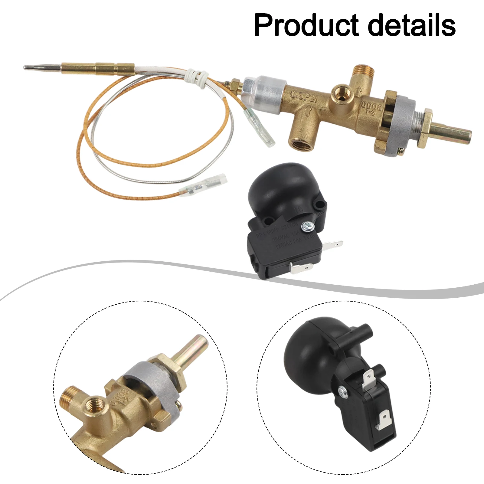 Thermocouple Probe Flameout Protection Kit Reliable Performance Versatile Compatibility Professional Technology Automatic Stop