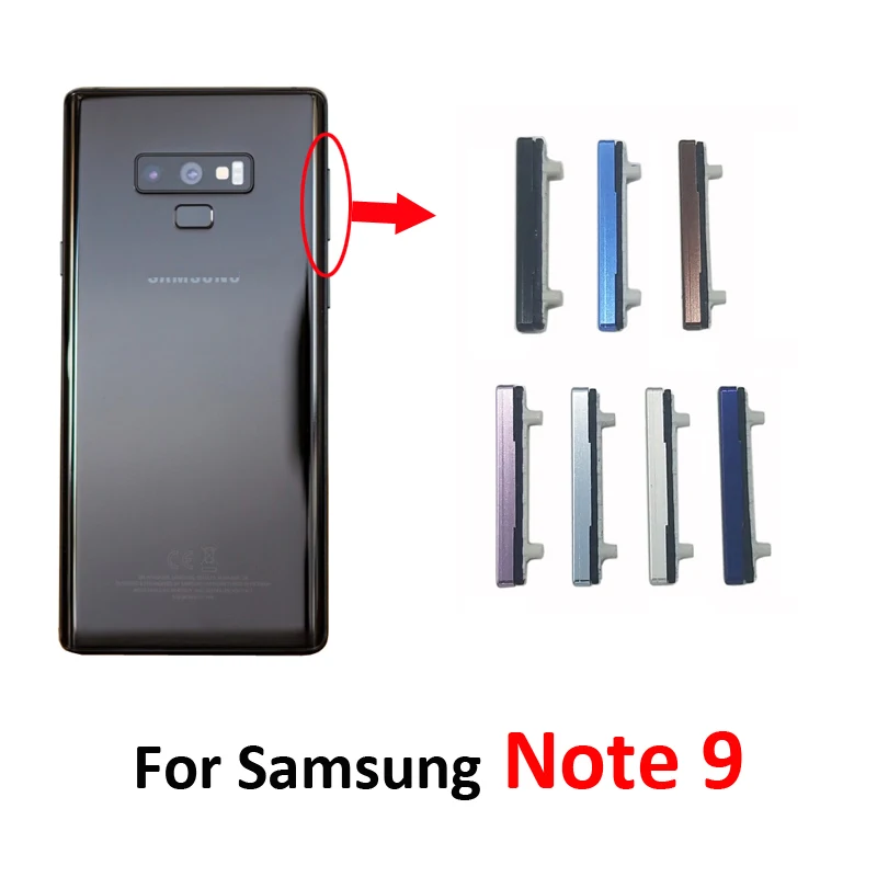 Phone New Volume Button For Samsung Galaxy Note 9 N960 N960F N960U N960N N960W N960X Up Down External Side Key Flex Cable Part