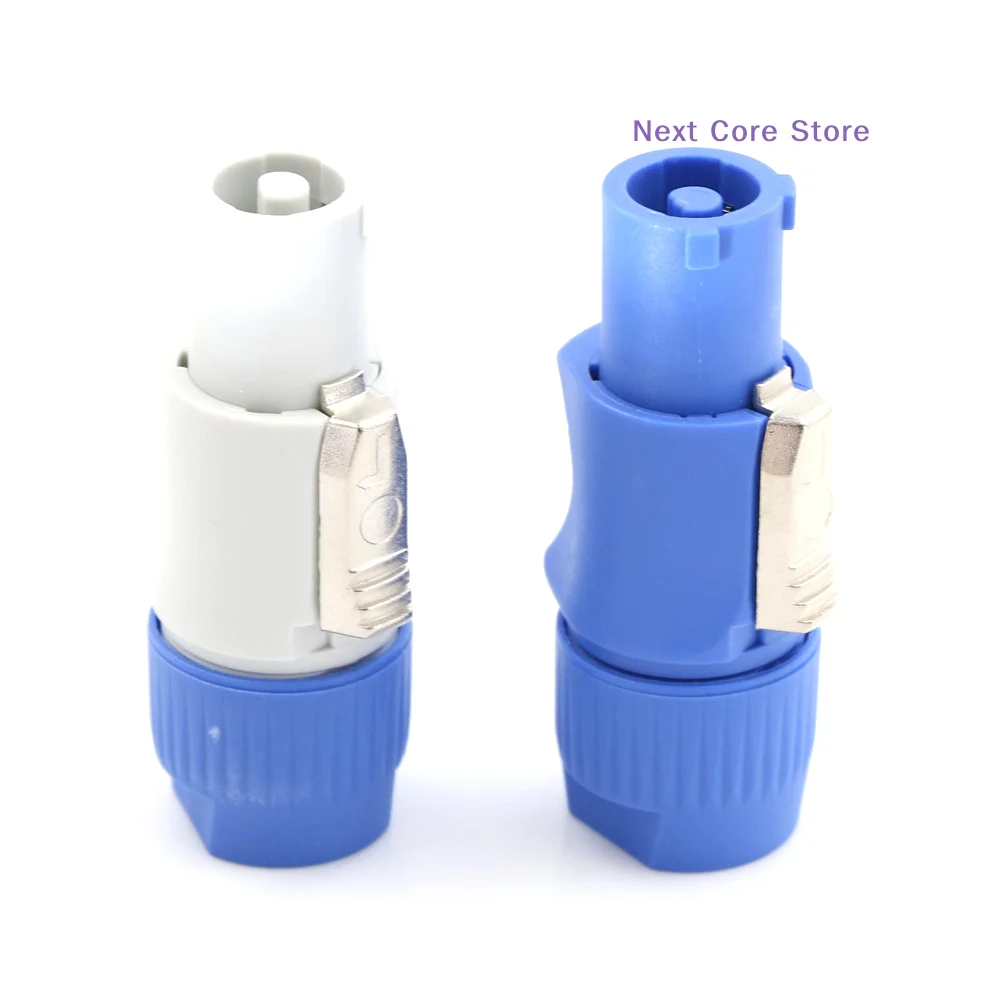 [NC]1 Pcs 20A AC White Blue Cable Connector NAC3FCA PowerCon[NC]