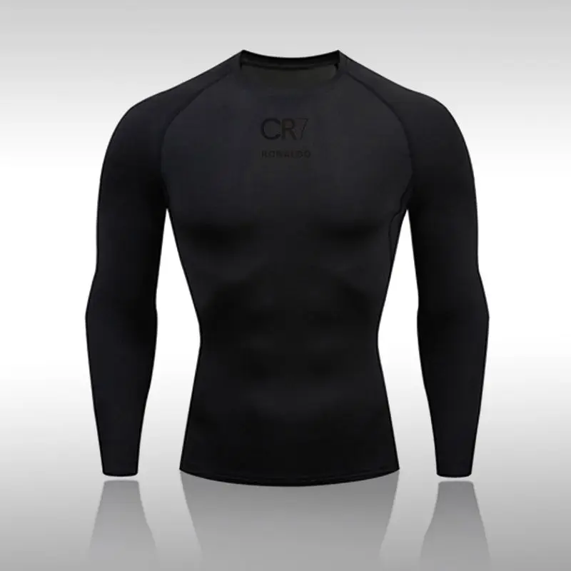 

New Tights Long-sleeved Sports Basketball Running Training Fitness T-shirt Base Quick-drying Breathable Men's High Elasticity