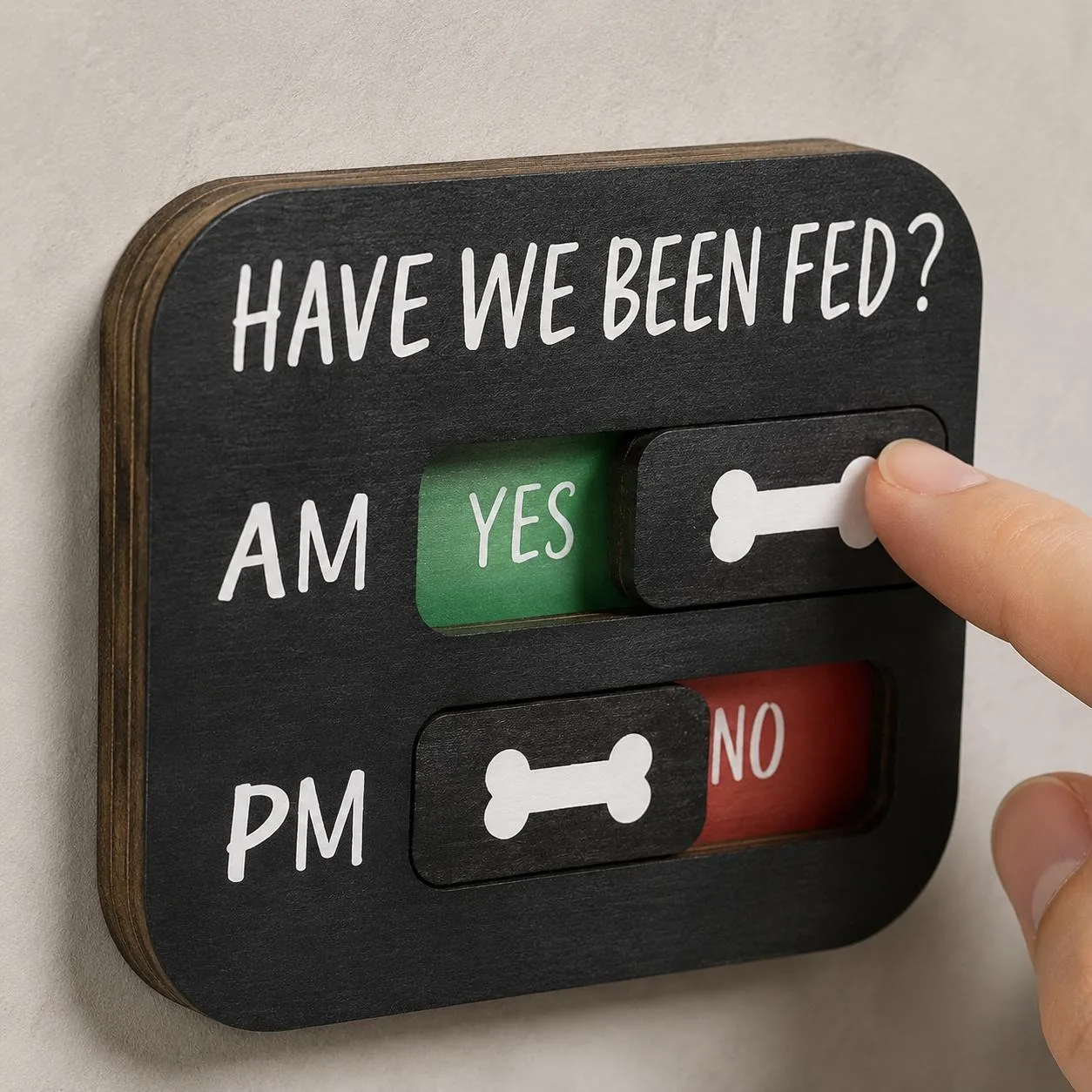 Pet feeding reminder boards, hanging hangers, Christmas, back-to-school, Halloween gifts for pet lovers and new pet owners