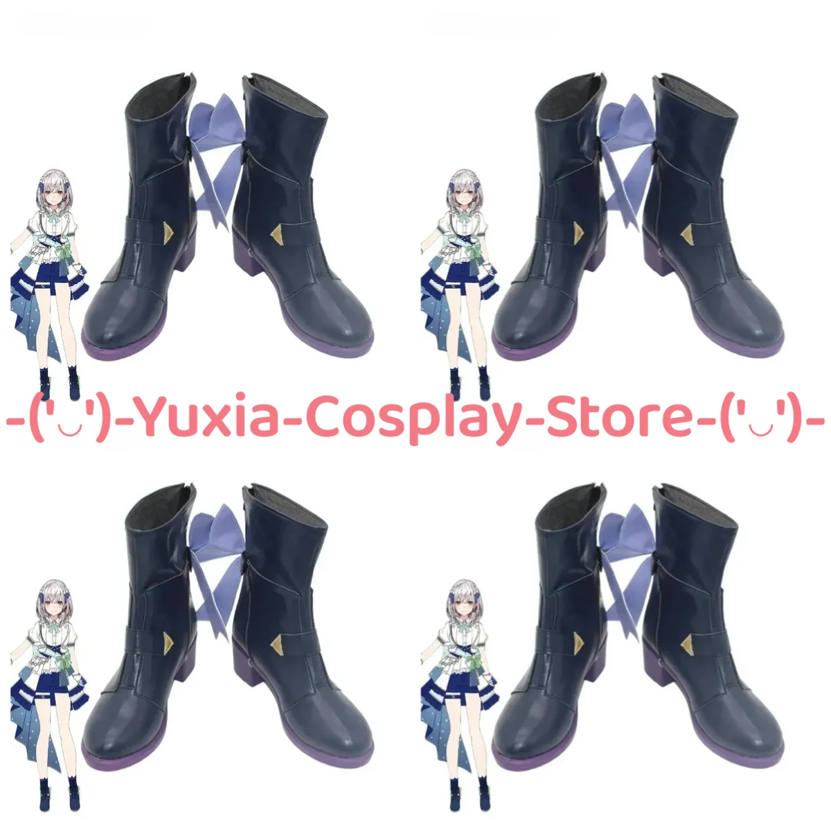 

Юксиакосплей! Hololive Shirogane Noel Обувь для косплея Аниме Игровой персонаж Опора Сапоги из искусственной кожи Хэллоуин Карнавальный костюм для вечеринки