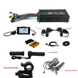 Sistema di controllo completo ebike 48V-72V 1500W-3000W 45A Controller a onda sinusoidale a 3 modalità con leva del freno a farfalla con Display SW900