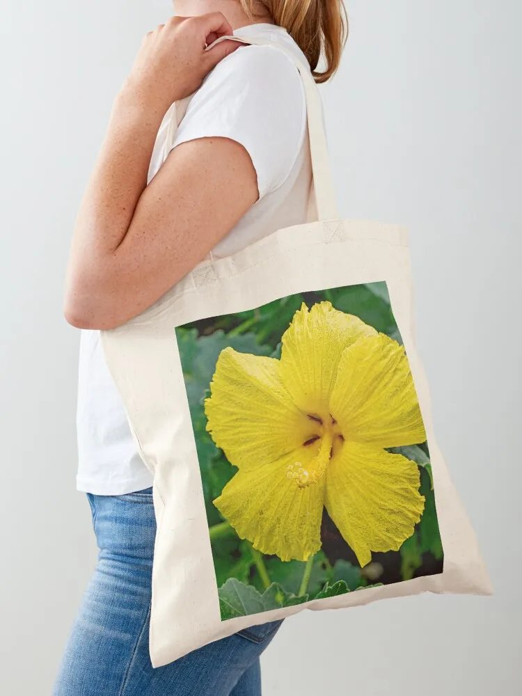 

Ma'o hau hele Tote Bag supermarket folding bag Women's shopping bag tote screen custom fabric