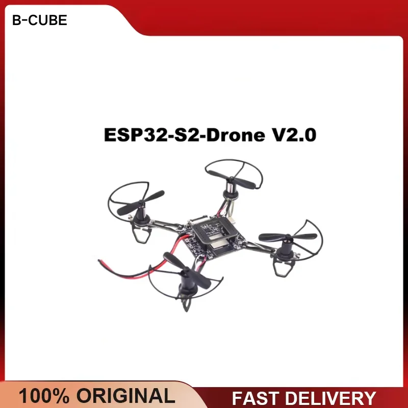 ESP32-S2 Flight Controller Open Source DIY Kit, WiFi Controlled Drone Compatible with Crazyflie for Programming Learning