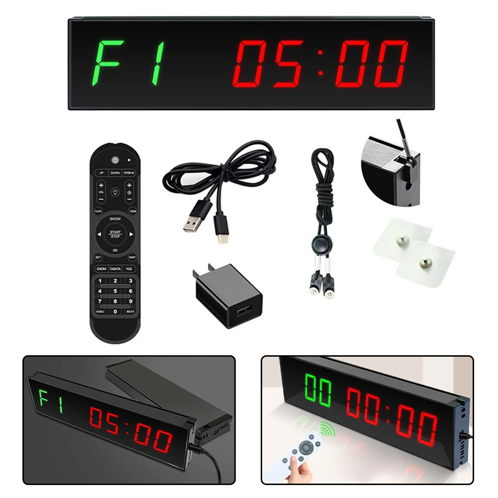 LED Digital Kitchen Timer For Cooking Shower Type-C Plug-in Digital Countdown Clock Timer Smart Timer Kitchen Tool﻿