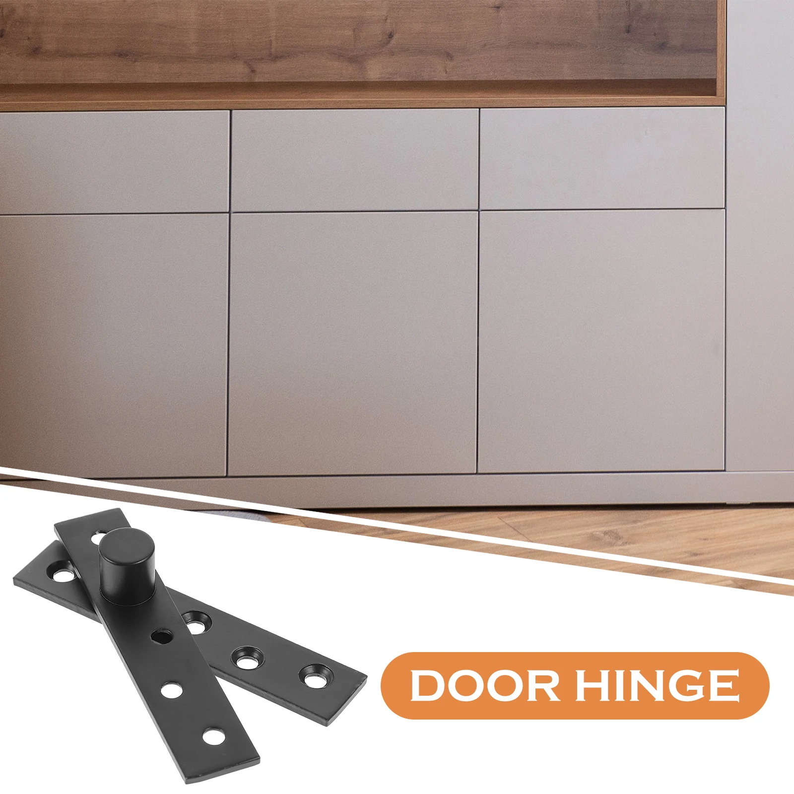 

360 Degree Rotating Door Stainless Steel Concealed Pivot Hinge For Cabinet Doors Hidden Rotation Hinge Hardware Shed Invisible