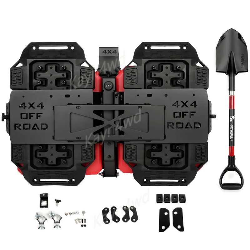 Tailgate Integration Equipment Group with Shovels Light 2 Water Tank Recovery Board For Jeep Wrangler JK JL For Ford Bronco