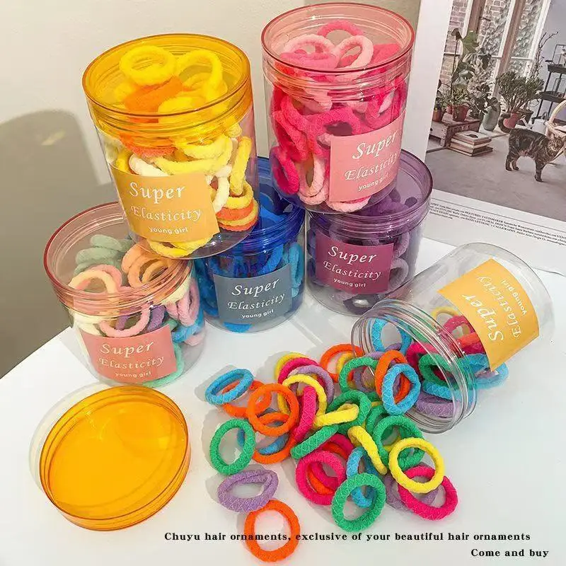 

Non Damaging Hair Children's Elastic Bands Good Hairbands Thumbs To Tie Hair Girls' Headband Girls' Rubber Bands Girls' Gifts