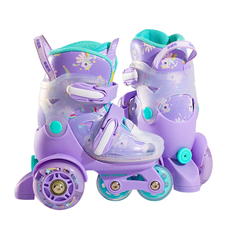 Scarpe per pattini in linea lampeggianti per bambini adatte Fabbrica direttamente Scarpe per pattini all'ingrosso per sport all'aria aperta