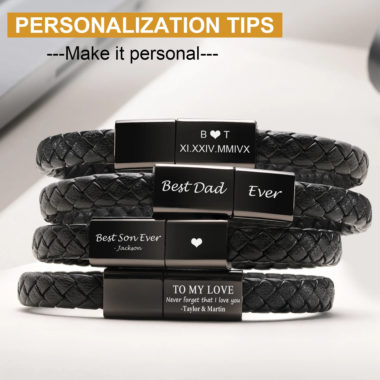 

Customized Travel Charger Leather Jewelry ISO/Type-C Fast Charging for iPhone 16 iPad Galaxy S24/S23 Android Wholesale Bangles