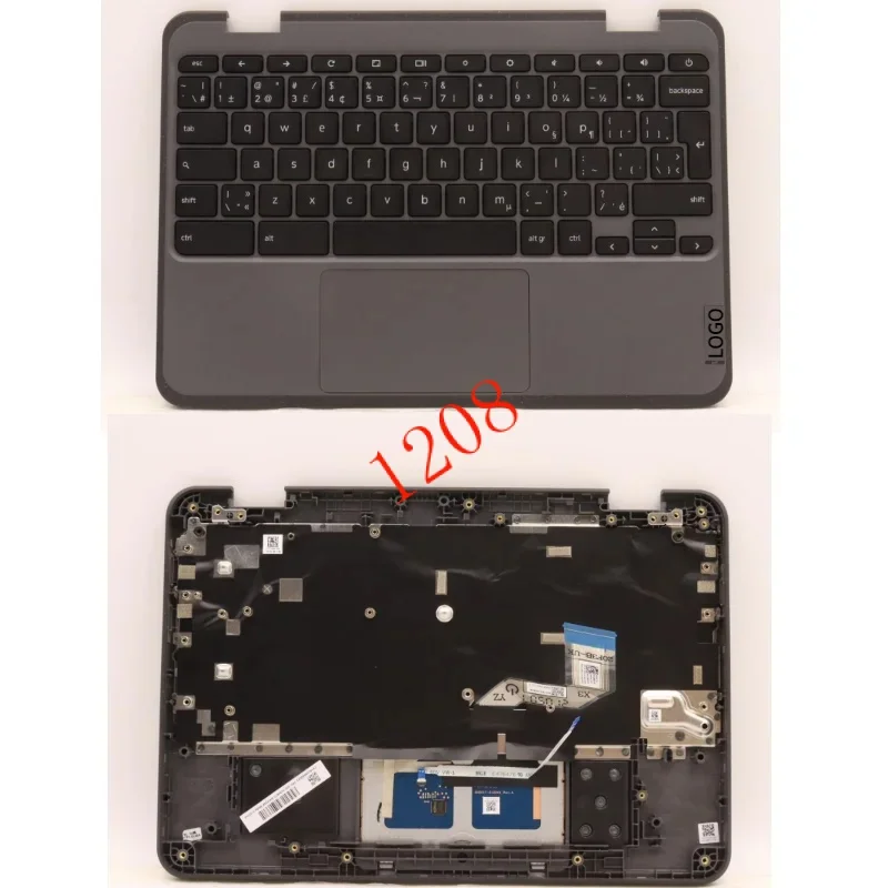 New for Lenovo 100e Chromebook Gen 3 82j7 82j8 Mech ASM C Cover w/TP NBL KB Canad fr en 5m11c94jong