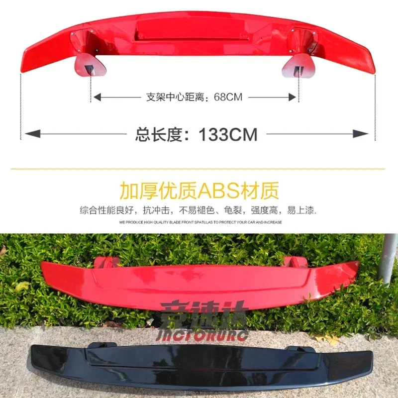 General Purpose Car Styling ABS Material and Surface Carbon Fiber Rear Spoiler for Jaguar XE XF Universal Car Spoiler