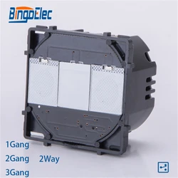 Bingoelec Intermediate Stair Switch Parts 1gang 2gang 3gang 2 Way Touch Sensor Light Switch Modular Function Part No Glass Panel