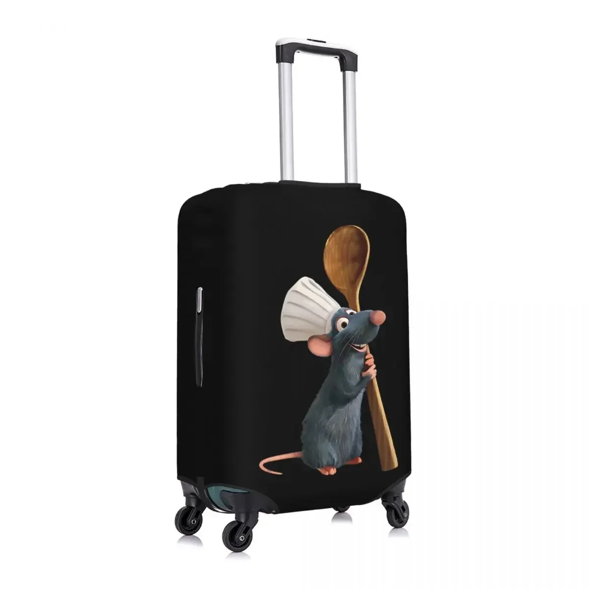 Custom Ratatouille Chef Remy With Spoon Luggage Cover Cute Animated Film Suitcase Protector Covers Suit For 18-32 inch