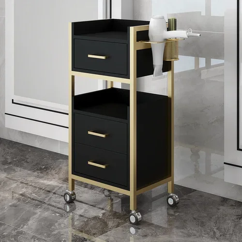 

Portable Rolling Trolley Beauty Salon White Professional Salon Trolley Storage Drawers Carro Peluqueria Salon Furniture