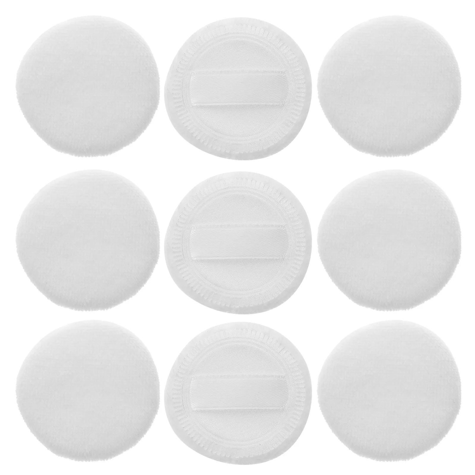 12 Pcs Powder Puff Makeup Pad Small Tool Girl Cosmetics Round Simple Puffs White Cushion Woman