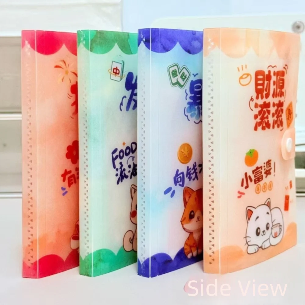Save Money 100 Envelopes Money Saving Challenge PP Large Capacity Money Collection Book Waterproof Reusable