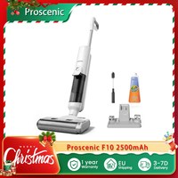 Proscenic F10 Pro Cordless Vacuum and Mop, 30min Runtime, Self-Cleaning, LED Screen, All-Around Edge Cleaning, 3 Cleaning Modes