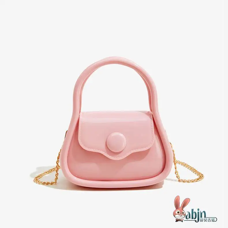 

Faux Leather Shoulder Bag Women's Handbag Trendy Korean Style Casual Simple Design Small Square Bag with Handle