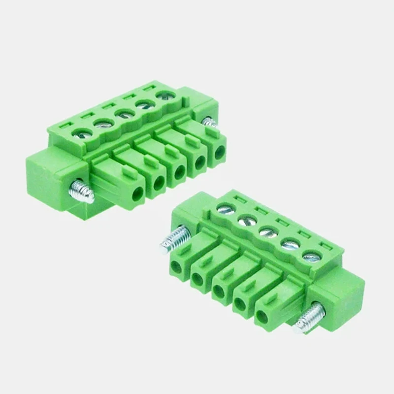 2EDGKM-3,5 mm/3,81 mm mit Flanschstecker-Klemmenblock 15EDGKM-Steckdose 2P /3P/4P/5P/6P/7P/8P/9P/10P/11P/12P/14P/15P/16P/20P/24P