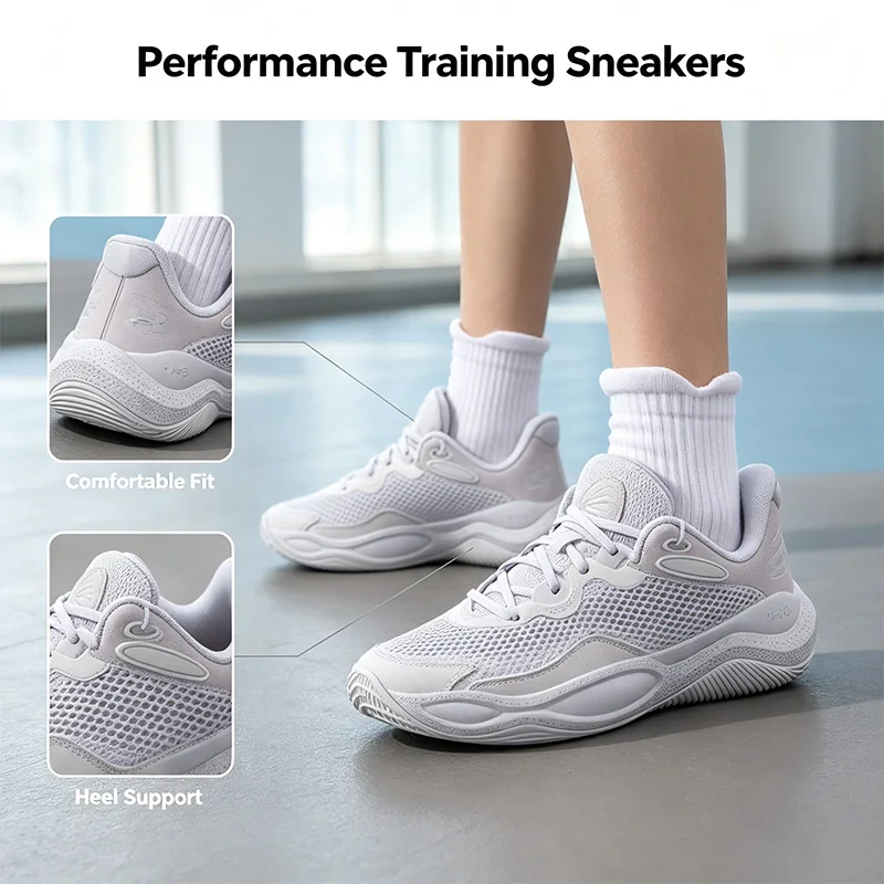 New Under Armour Men's Women's Sports For Competition And Training, Practical On The Court, Cushioning, Wear-Resistant,