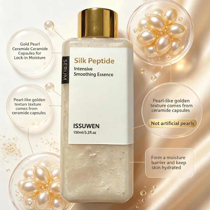 Silk Peptide Moisturizing Toner 150ml Smooth And Soft Skin Gentle Deeply Nourishing For All Skin Types Daily Skincare Toner