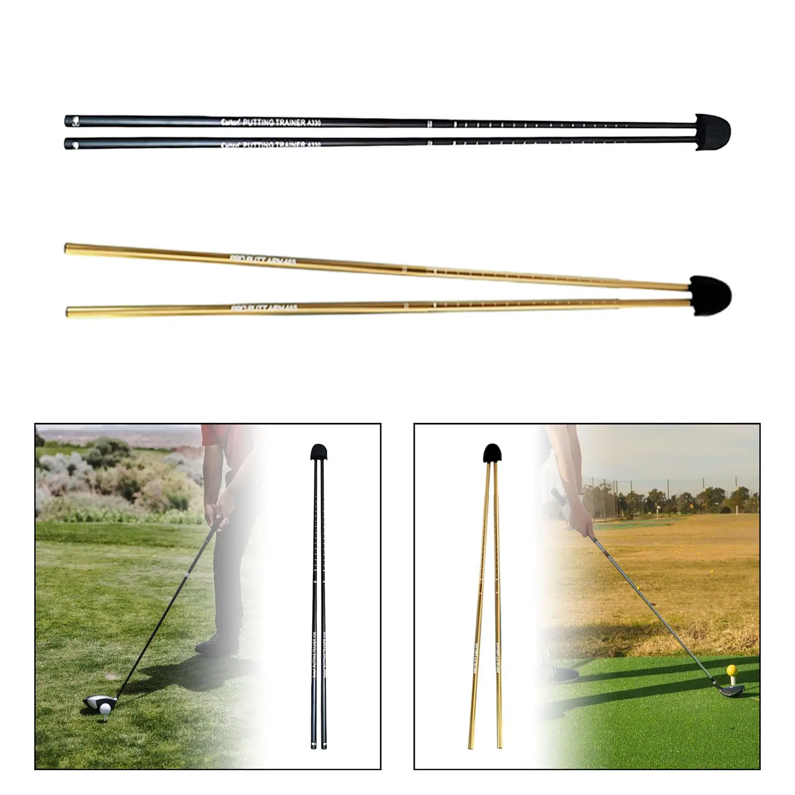 

Golf Putting Training Aid Pendulum Motion Adjustable Golf Training Putters Golf Putter Trainer Tool for Teens Women Men