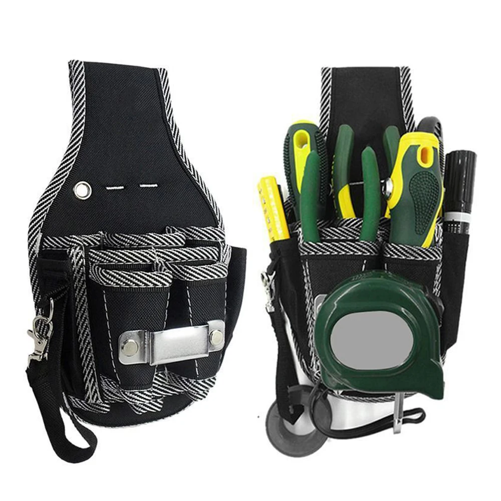 Borsa per attrezzi borsa per attrezzi in tessuto di Nylon per cacciavite pinze righello portaoggetti Organizer custodia tascabile per elettricista