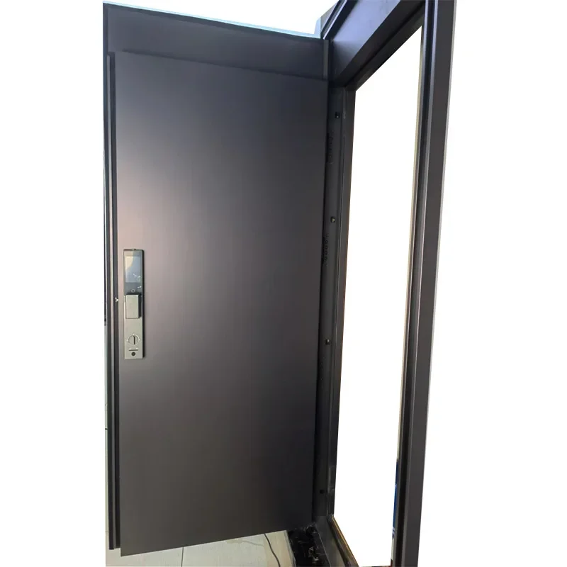 Zinc alloy grade 4 anti-theft door Security door Automatic lifting handle Smart lock Hidden heightening lintel