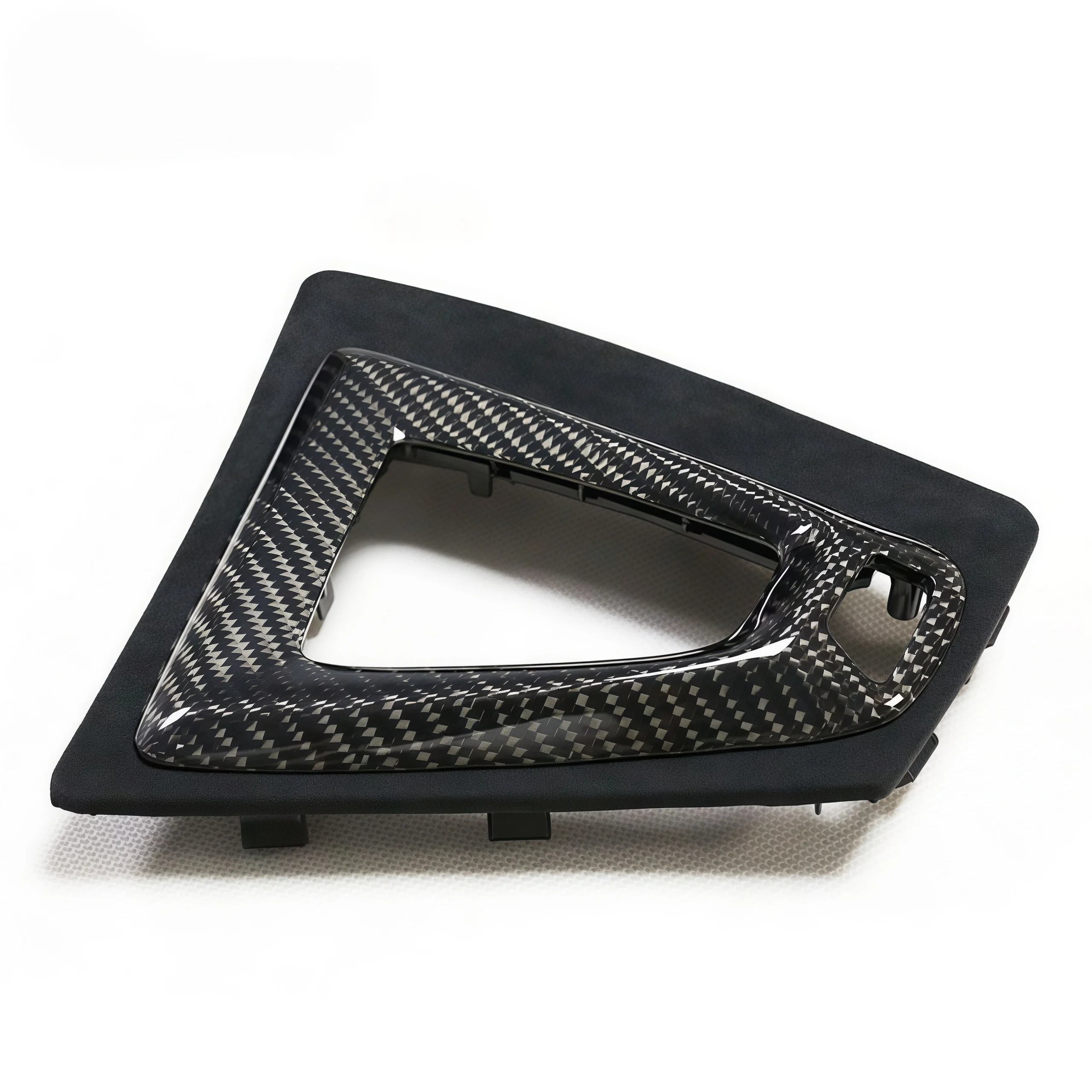 New Performance Leather-covered Carbon Fiber Shift Lever Base And Handbrake For BMW M3/4F80/82/83