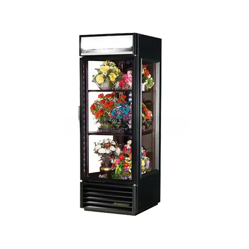 High quality glass door flower shop, second-hand flower, walk-in cooler