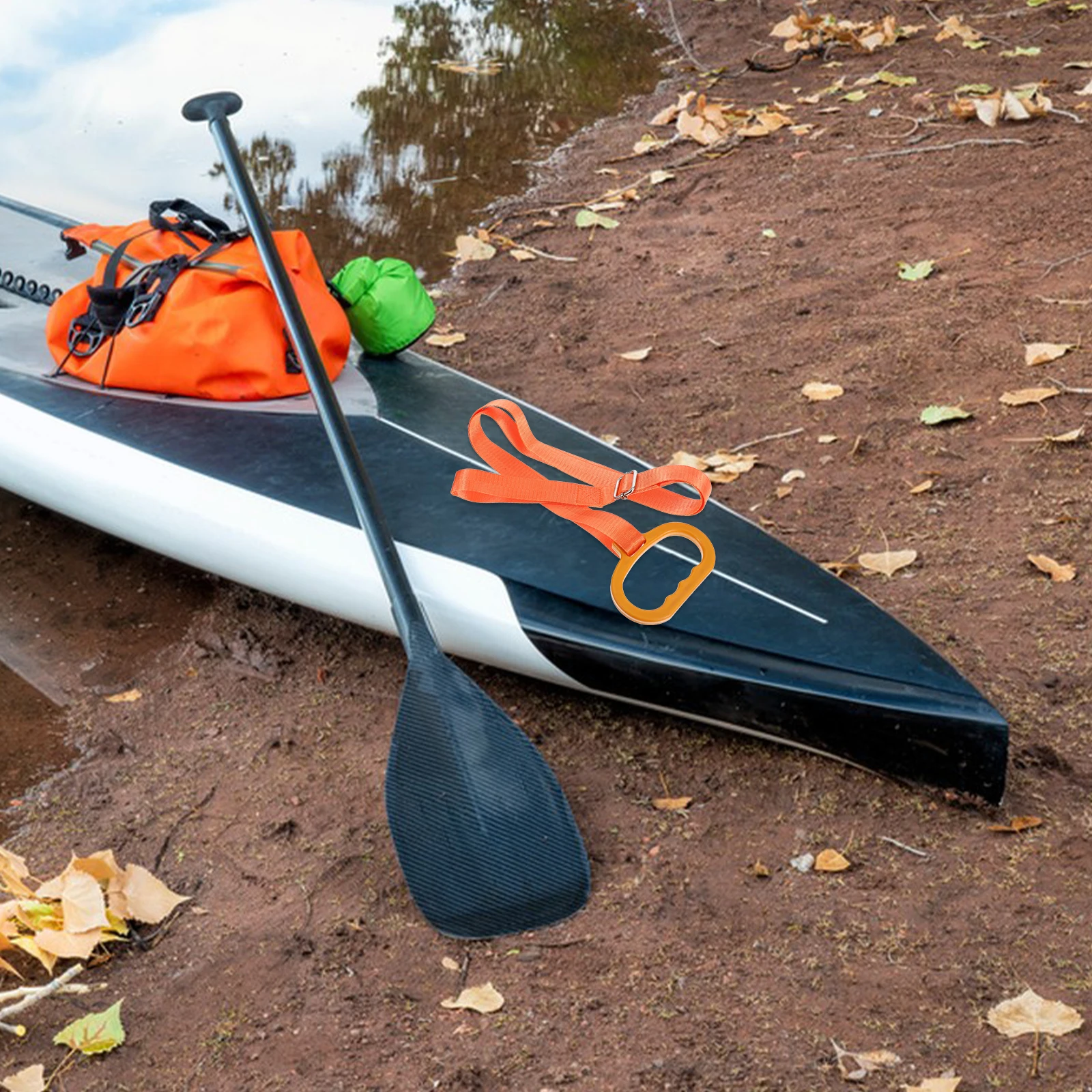 

Deer Drags Rope Nylon Webbing Durable Heavy Duty Adjustable Non-Slip Handle Deer Dragging Strap Hunting Accessory