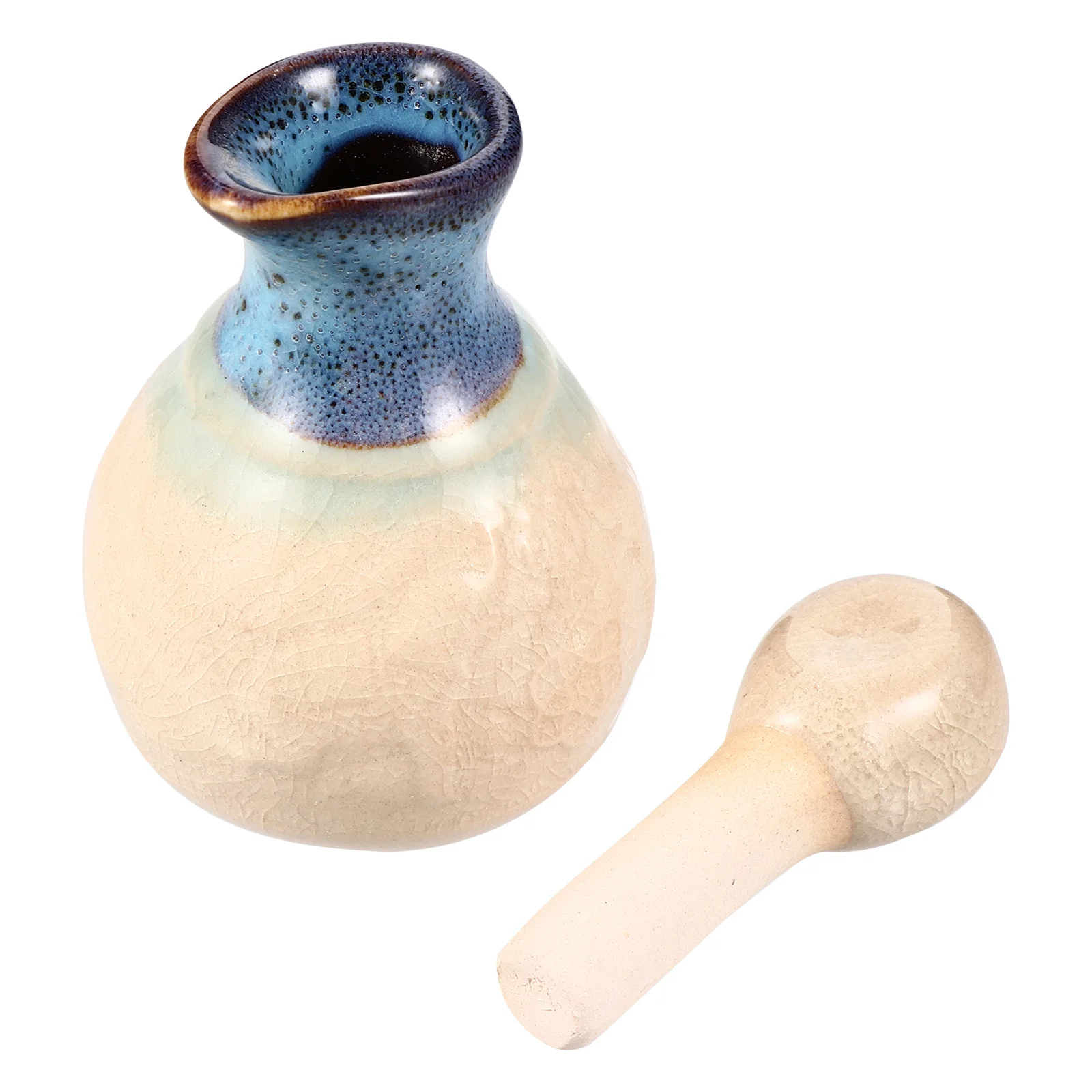 

1Set Ceramic Essential Oil Perfume Bottle Wide Mouth Design Convenient Portable Refillable Bottle for Water Essential Oil