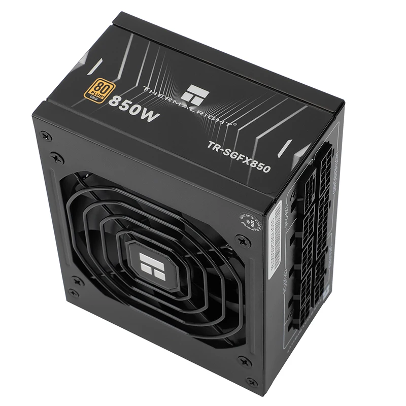 써멀라이트 SGFX850 골드 풀 모듈 SFX 850W 파워 서플라이 850W SATA 출력 데스크탑 서버 컴퓨터용 재고 있음 썸네일 5